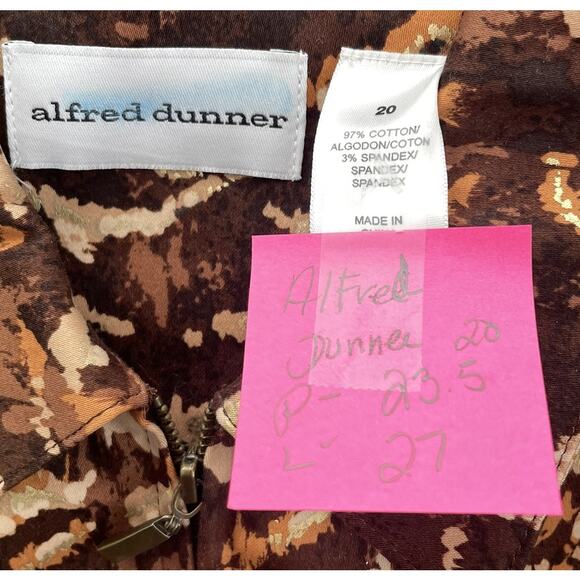 Alfred Dunner Zippered Jungle Print Blazer | Size 20 | Euc - Picture 4 of 4